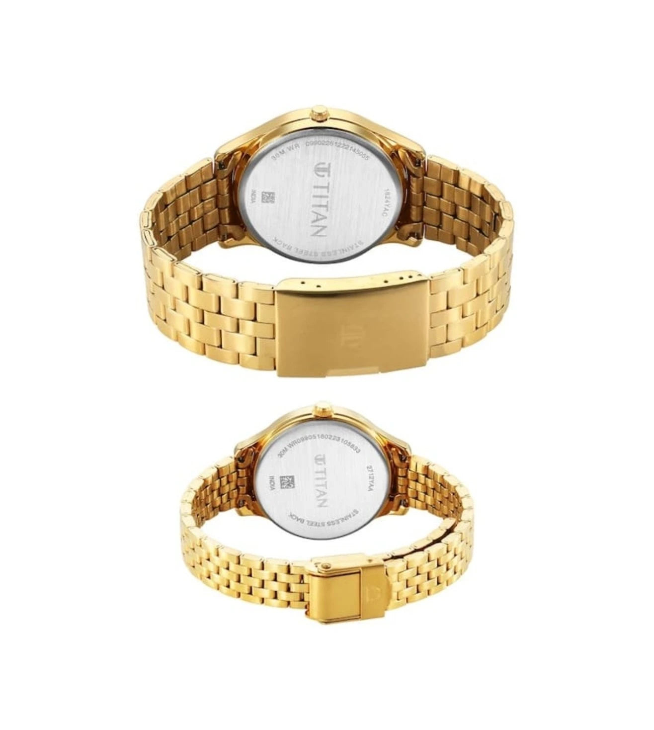 18242712YM02 | TITAN Karishma Bandhan Analog Couple Watch