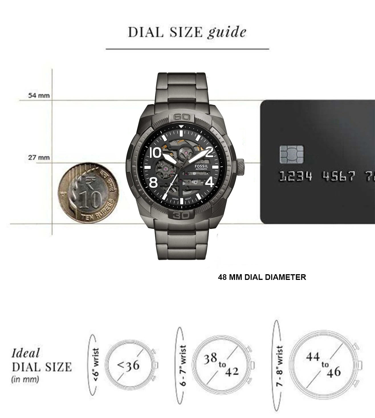 ME3255 | FOSSIL Bronson Watch Automatic for Men