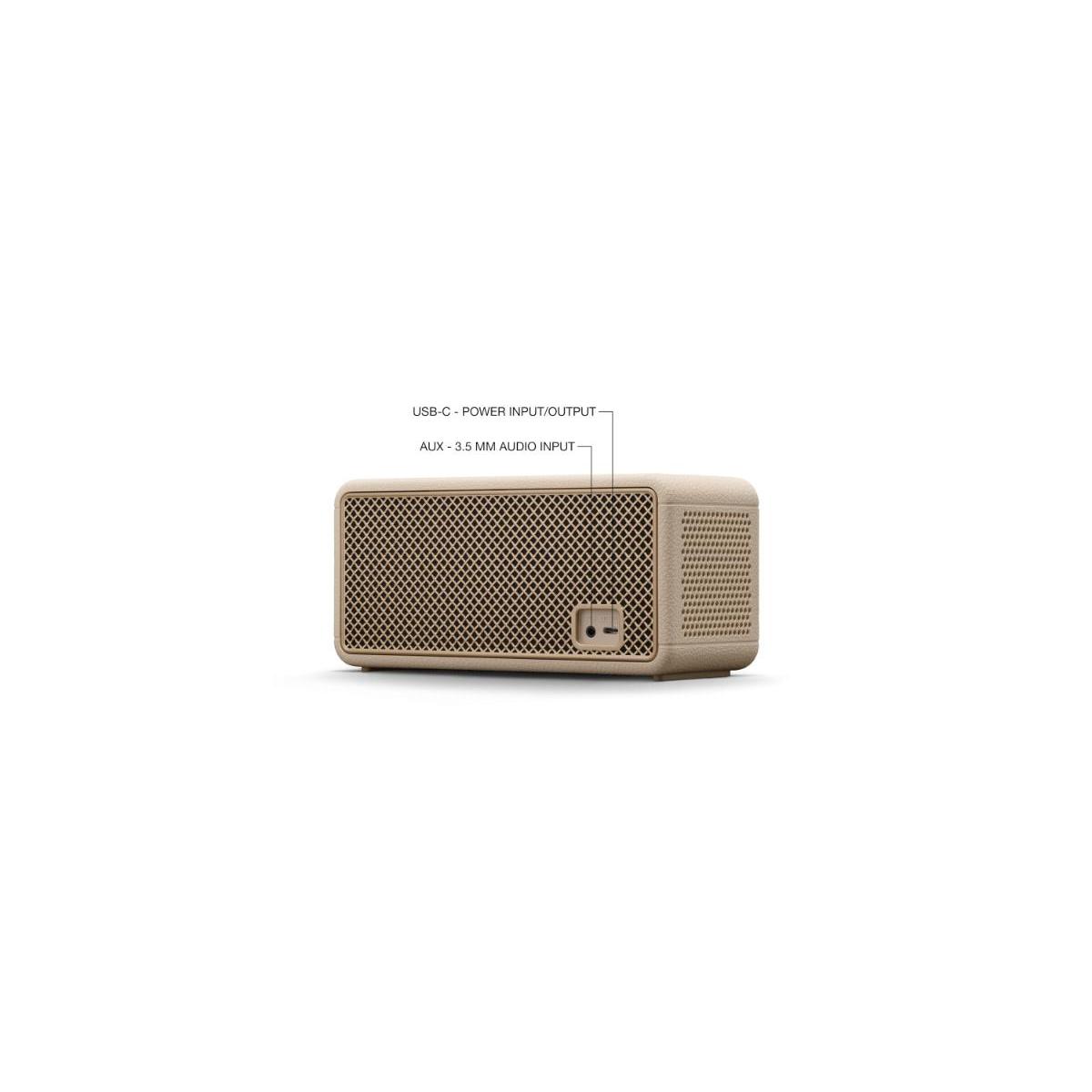 Marshall Middleton II Portable speaker with 20+ hours of playtime Cream