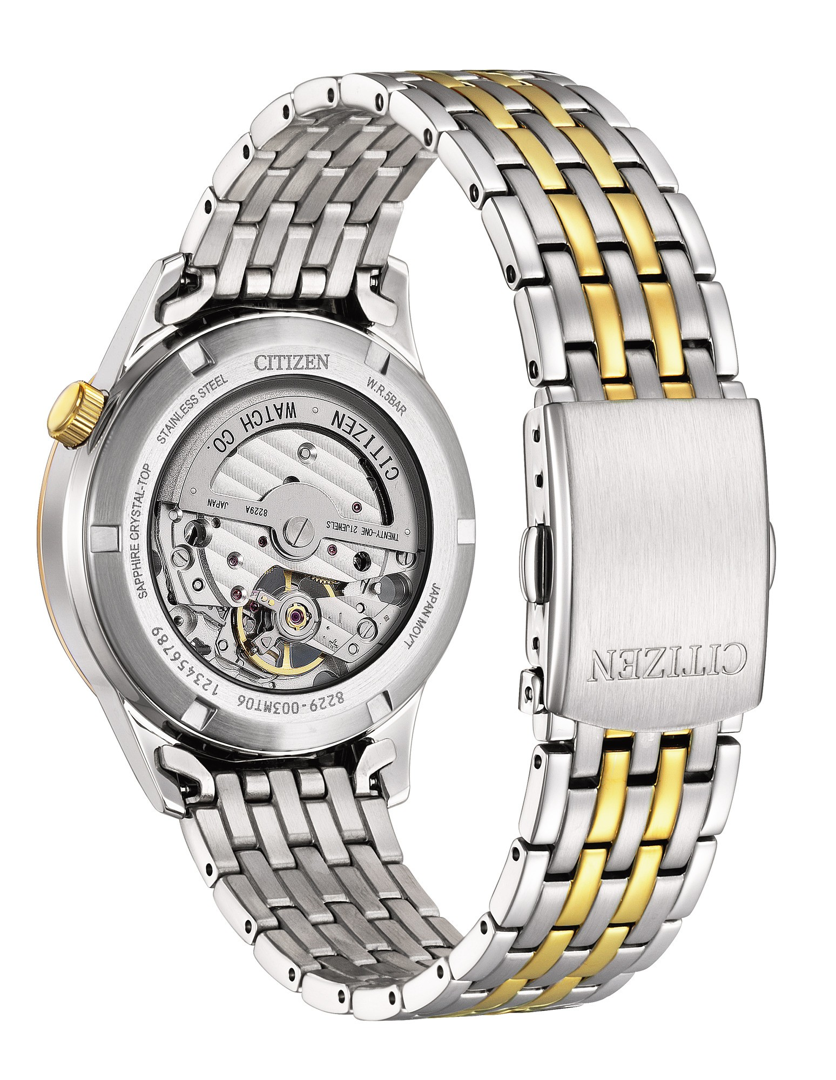 Citizen Green Dial Mechanical Automatic Men's Watch - NH9134-83X