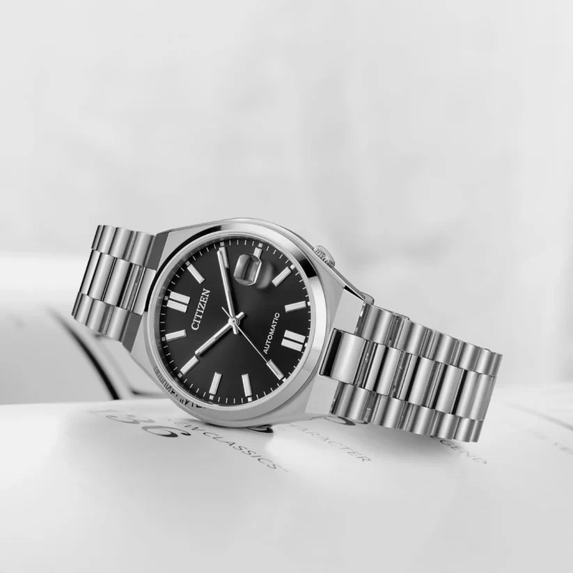 Citizen Tsuyosa Black Dial Automatic Stainless Steel Men Watch - NJ0150-81E