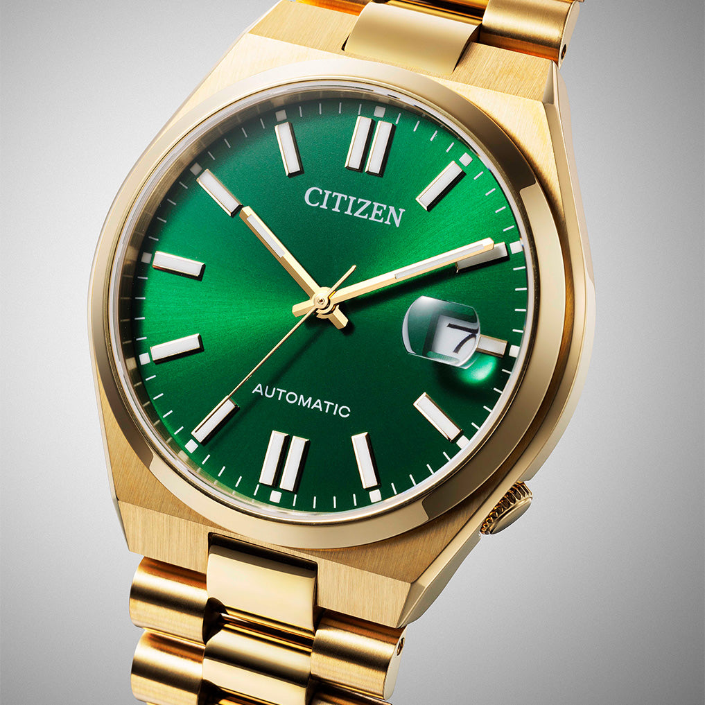 Citizen Tsuyosa Automatic Green Dial Analog Men's Watch - NJ0152-51X