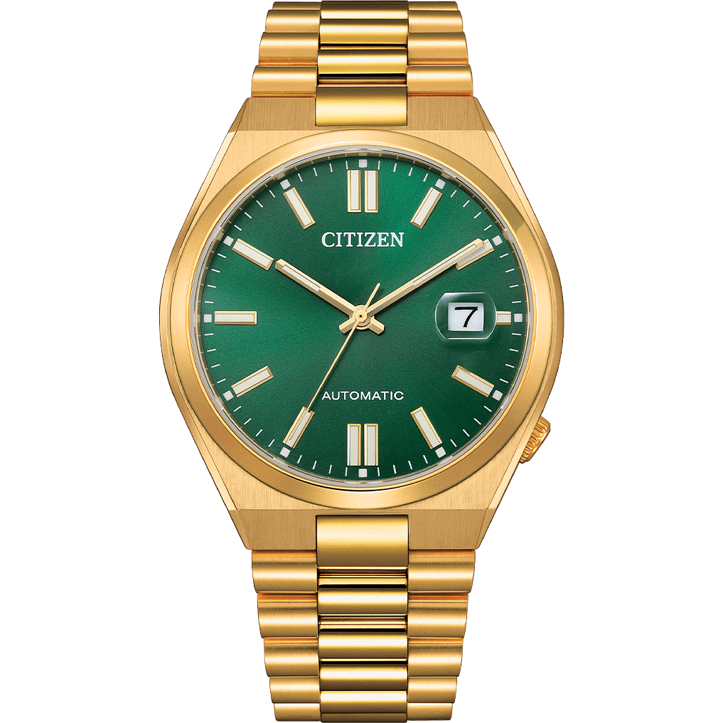 Citizen Tsuyosa Automatic Green Dial Analog Men's Watch - NJ0152-51X