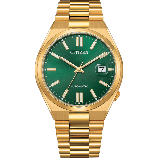 Citizen Tsuyosa Automatic Green Dial Analog Men's Watch - NJ0152-51X