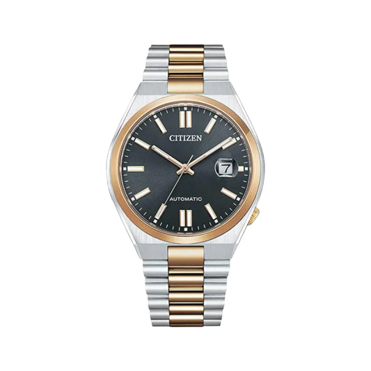 Citizen Grey Dial Analog Stainless Steel Men's Watch - NJ0154-80H