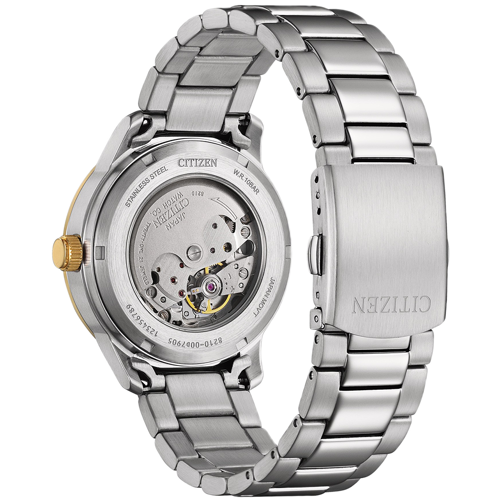 Citizen Mechanical Green Dial Automatic Men’s Watch - NJ0196-80X