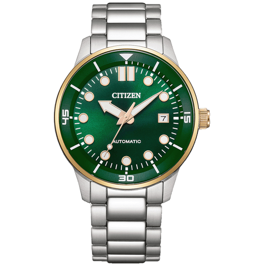 Citizen Mechanical Green Dial Automatic Men’s Watch - NJ0196-80X