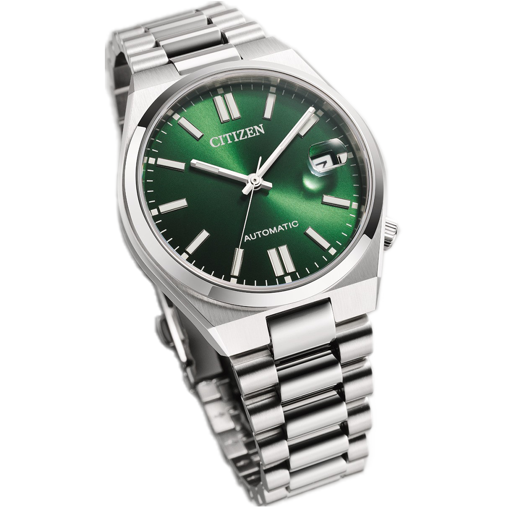 Citizen Automatic Green Dial Stainless Steel Men’s Watch - NJ0200-50X