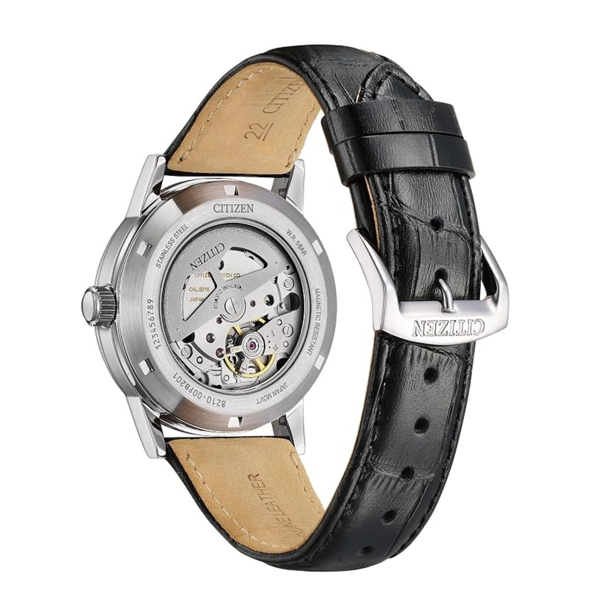 CITIZEN Mechanical Black Dial Analog Automatic Men's Watch NJ0210-05E