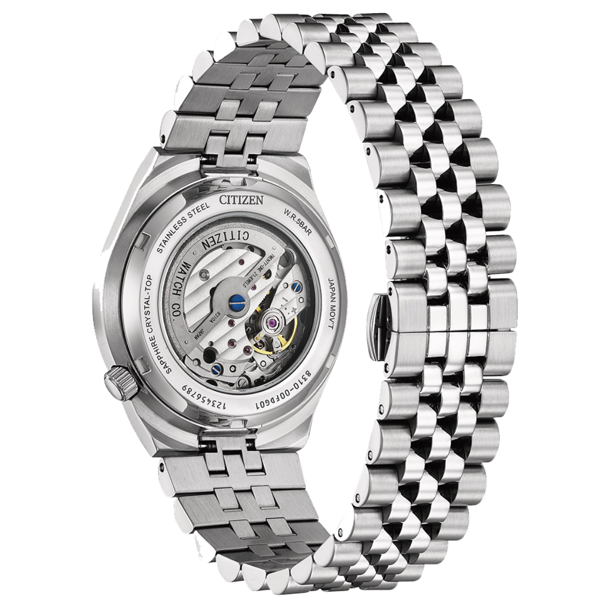 Citizen Tsuyosa Mechanical Black Dial 60 Automatic Men's Watch NK0020-55E