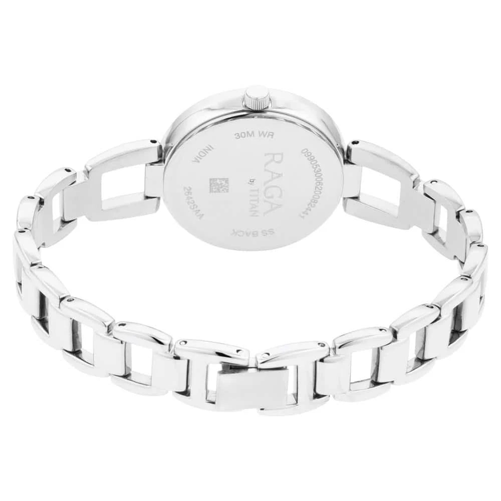 Titan Raga Viva Grey Dial Analog with Date Watch for Women NR2642SM01