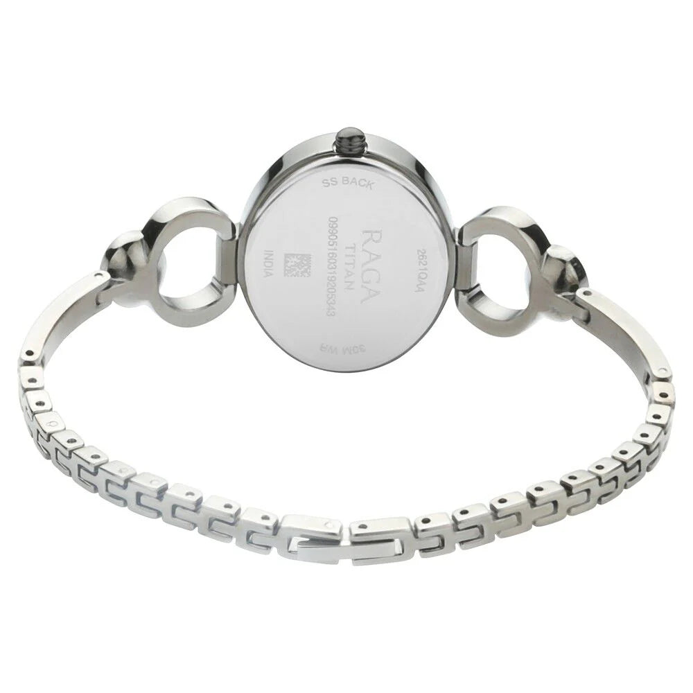 Titan Raga Viva Grey Dial Analog with Day and Date Watch for Women NS2621QM01