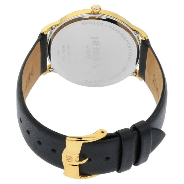 NT5064DL01 Titan Nebula Lustre Analog 18 Karat Silver Dial Men's Watch