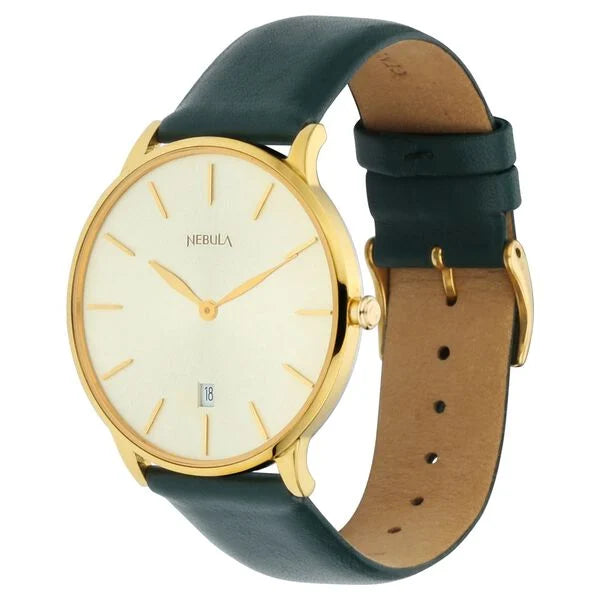 NT5064DL03 Titan Nebula Lustre 18 Karat Solid Gold Men's Watch