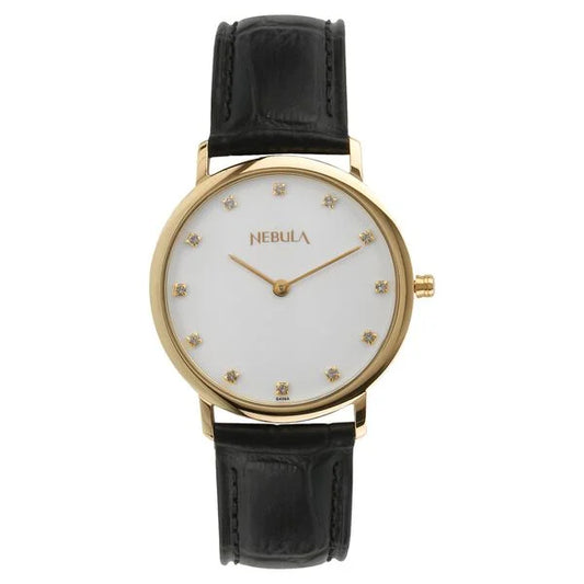 NT600DL07 Titan Nebula 18 Karat White Dial Men's Watch
