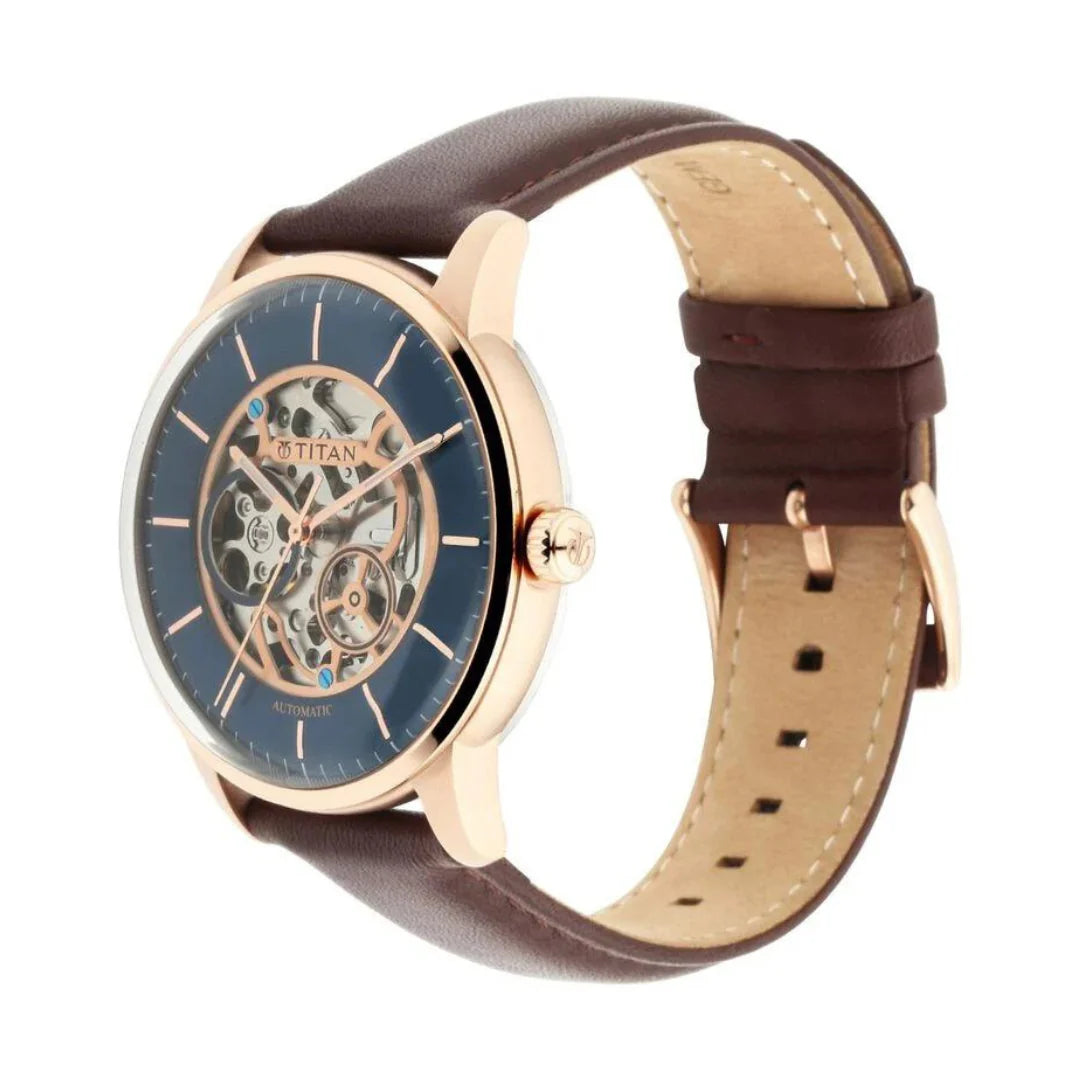 Titan Automatics Blue Dial Men Watch NS90110WL02