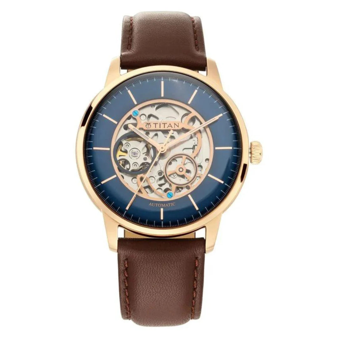 Titan Automatics Blue Dial Men Watch NS90110WL02