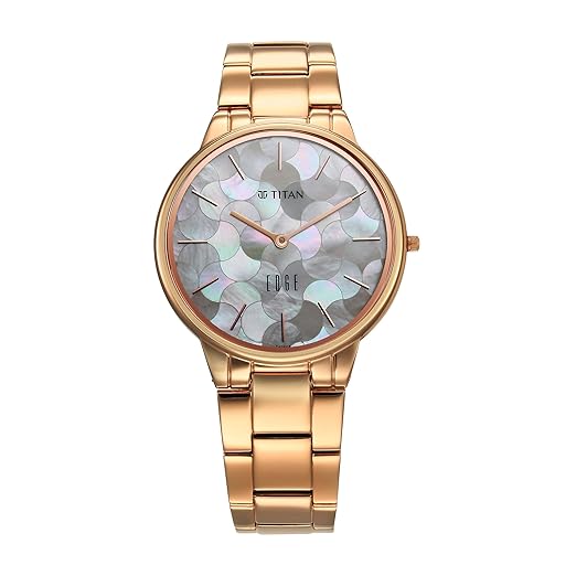 Titan Edge Metal Ladies Allure Quartz Analog Dial Watch For Women - NT2734WM02
