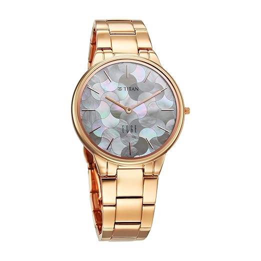 Titan Edge Metal Ladies Allure Quartz Analog Dial Watch For Women - NT2734WM02