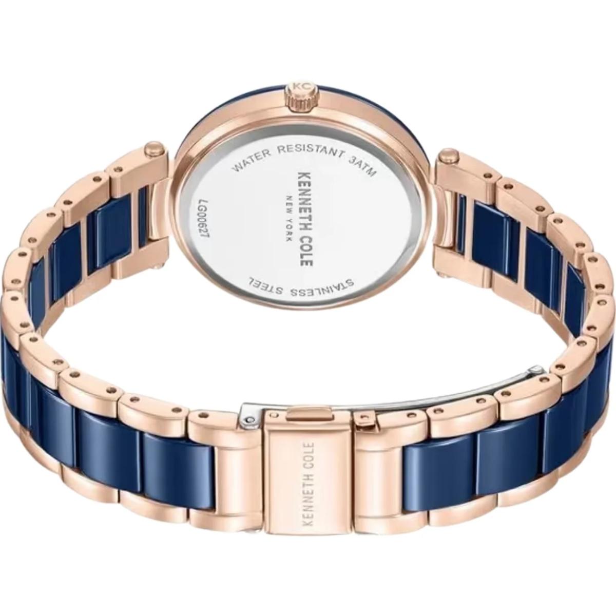 Kenneth Cole Ceramic Quartz White Dial Analog Women's Watch NTKCWLG0062701LD