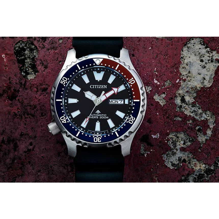 Citizen Promaster Black Dial Automatic Men’s Watch - NY0110-13E