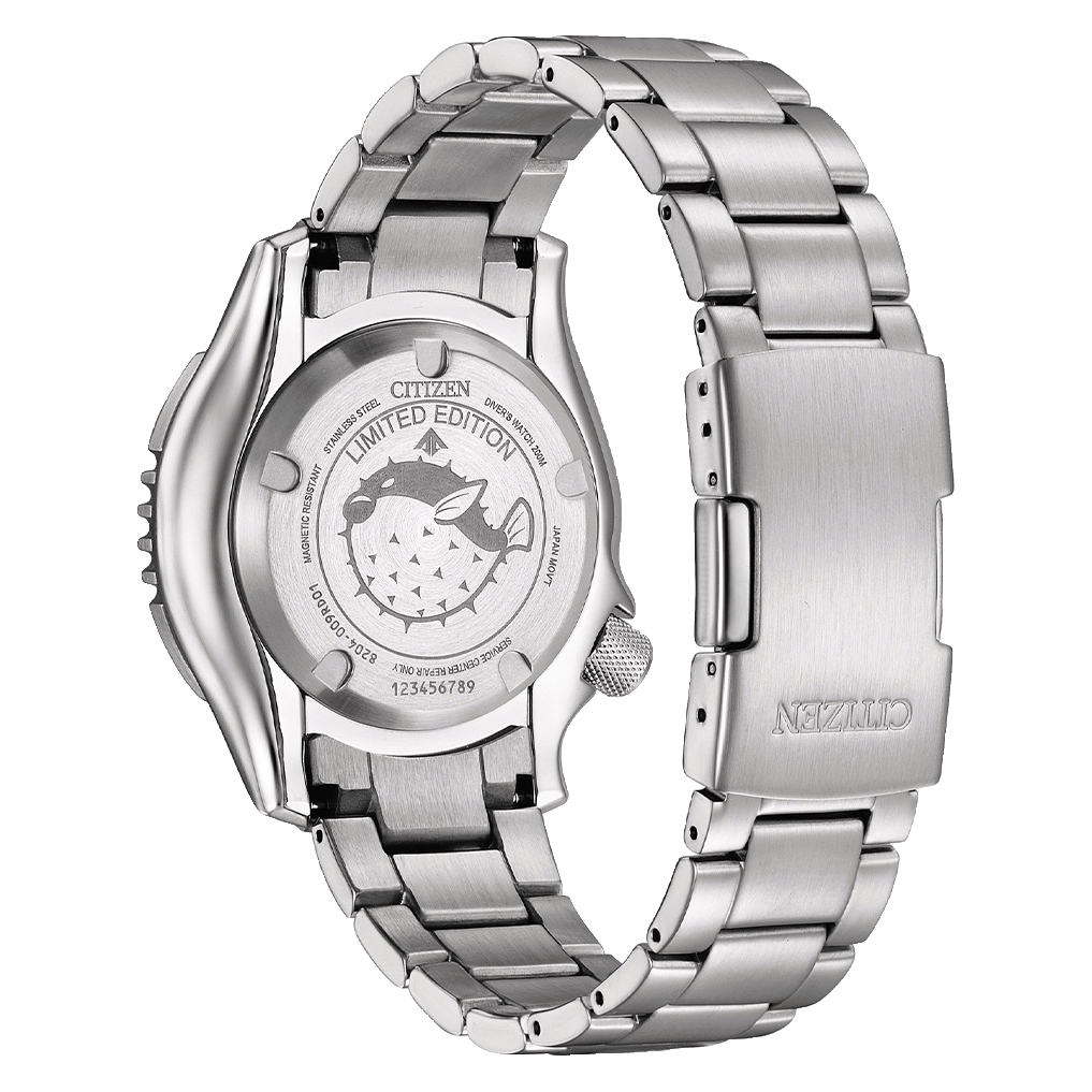 Citizen Promaster Automatic Black Dial St Steel/Polyurethane Men’s Watch - NY0160-66E