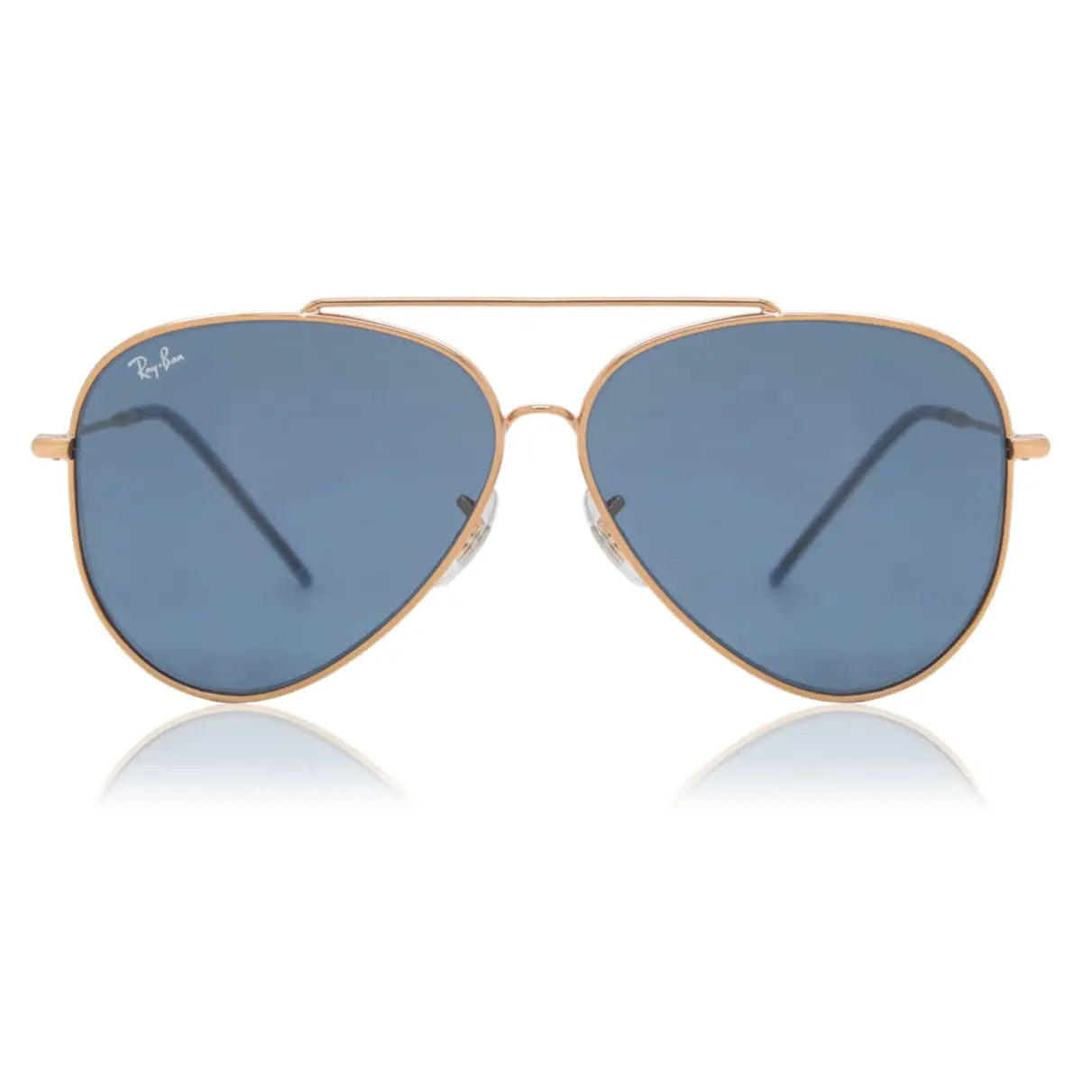 Ray-Ban Reverse Pilot Sunglasses RBR0101S 9202/3A 59 – Unisex UV Protected Blue Lenses
