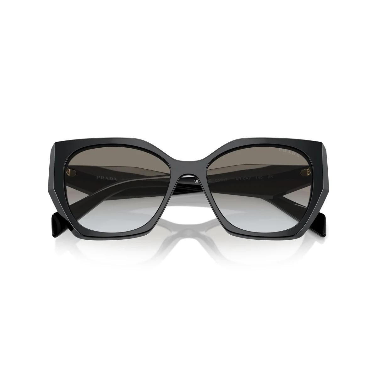 Black sunglasses with a reflective surface on a white background