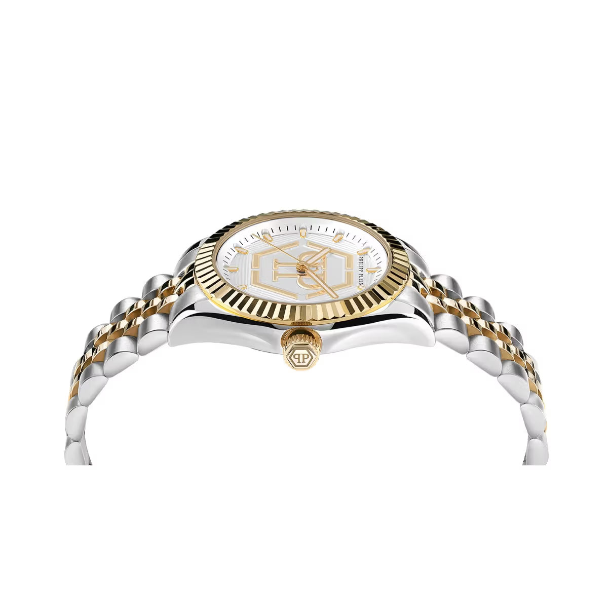 Philipp Plein Date Superlative Silver Dial Analog Women Watch PW2BA0323