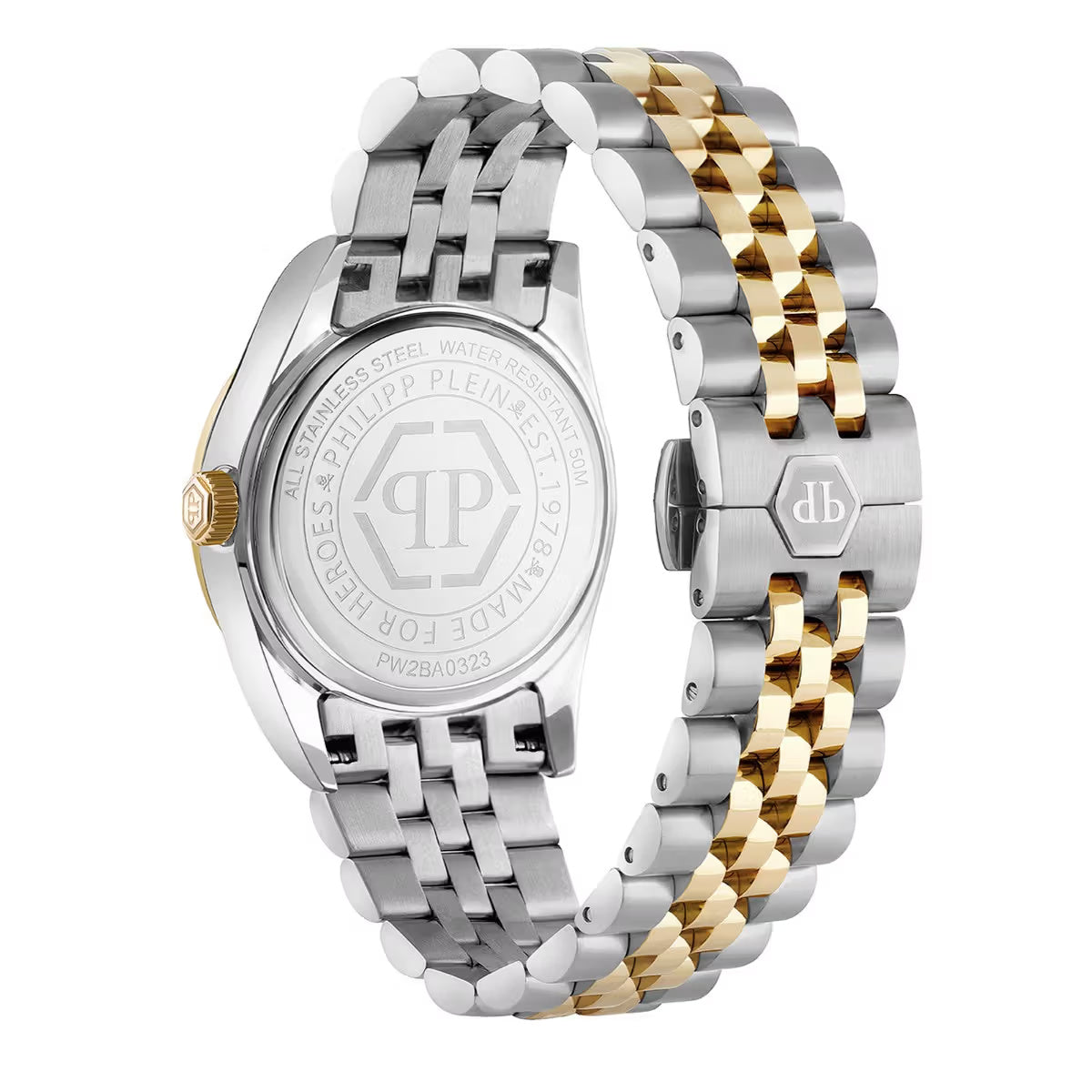 Philipp Plein Date Superlative Silver Dial Analog Women Watch PW2BA0323