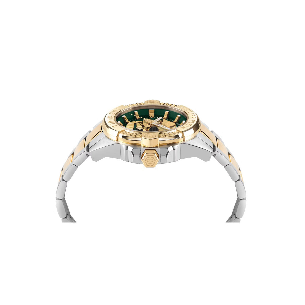 Philipp Plein Quartz Green Dial Analog Stainless Steel Men Watch PWAAA2825
