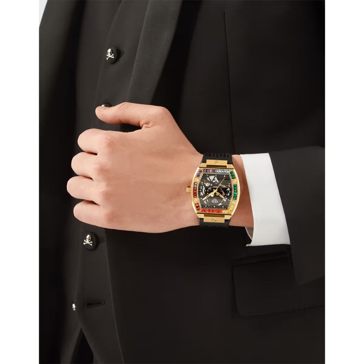 Philipp Plein $keleton Automatic Black Dial Analog Men's Watch PWBAA1623