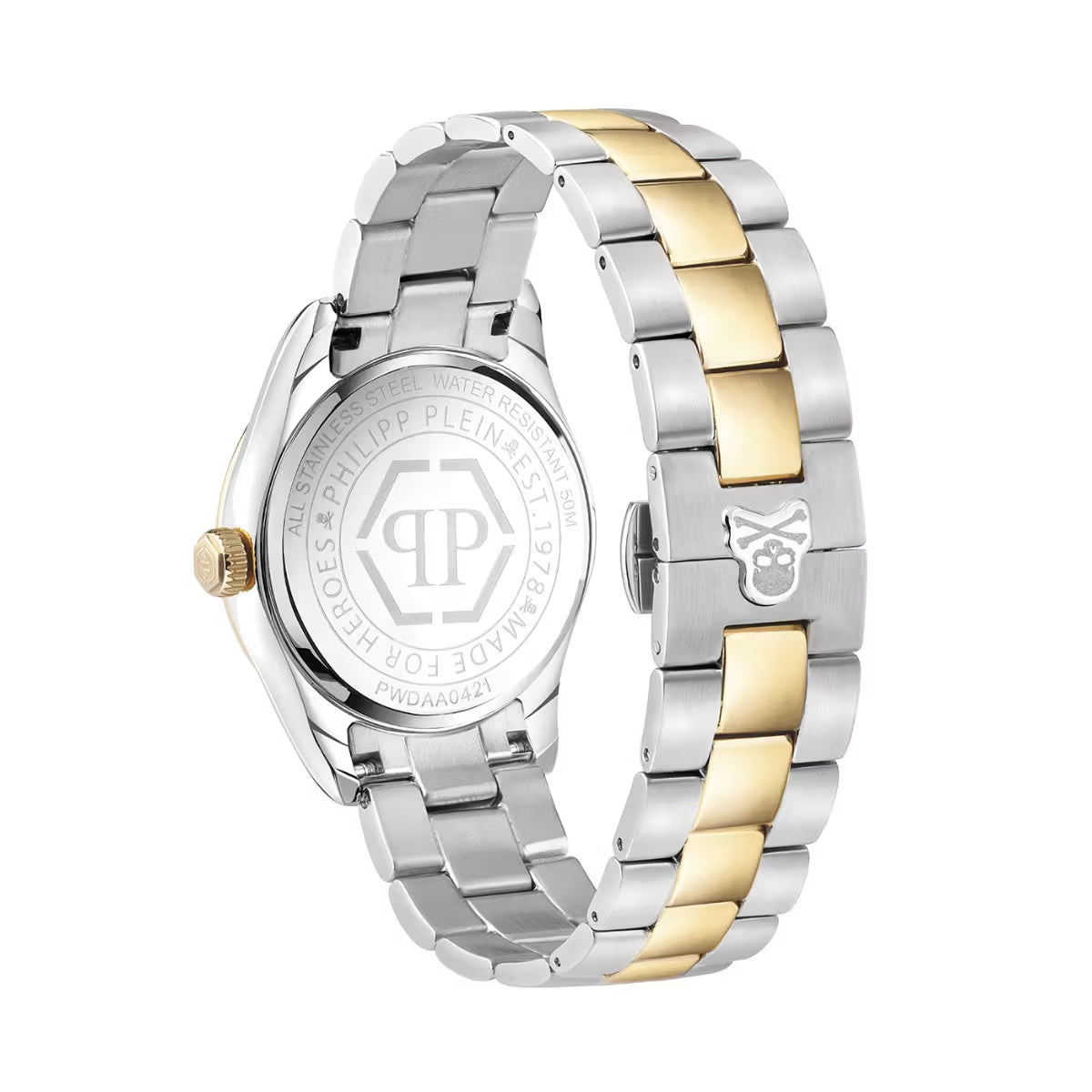 Philipp Plein Queen Green Dial Analog Stainless Steel Women Watch PWDAA0421