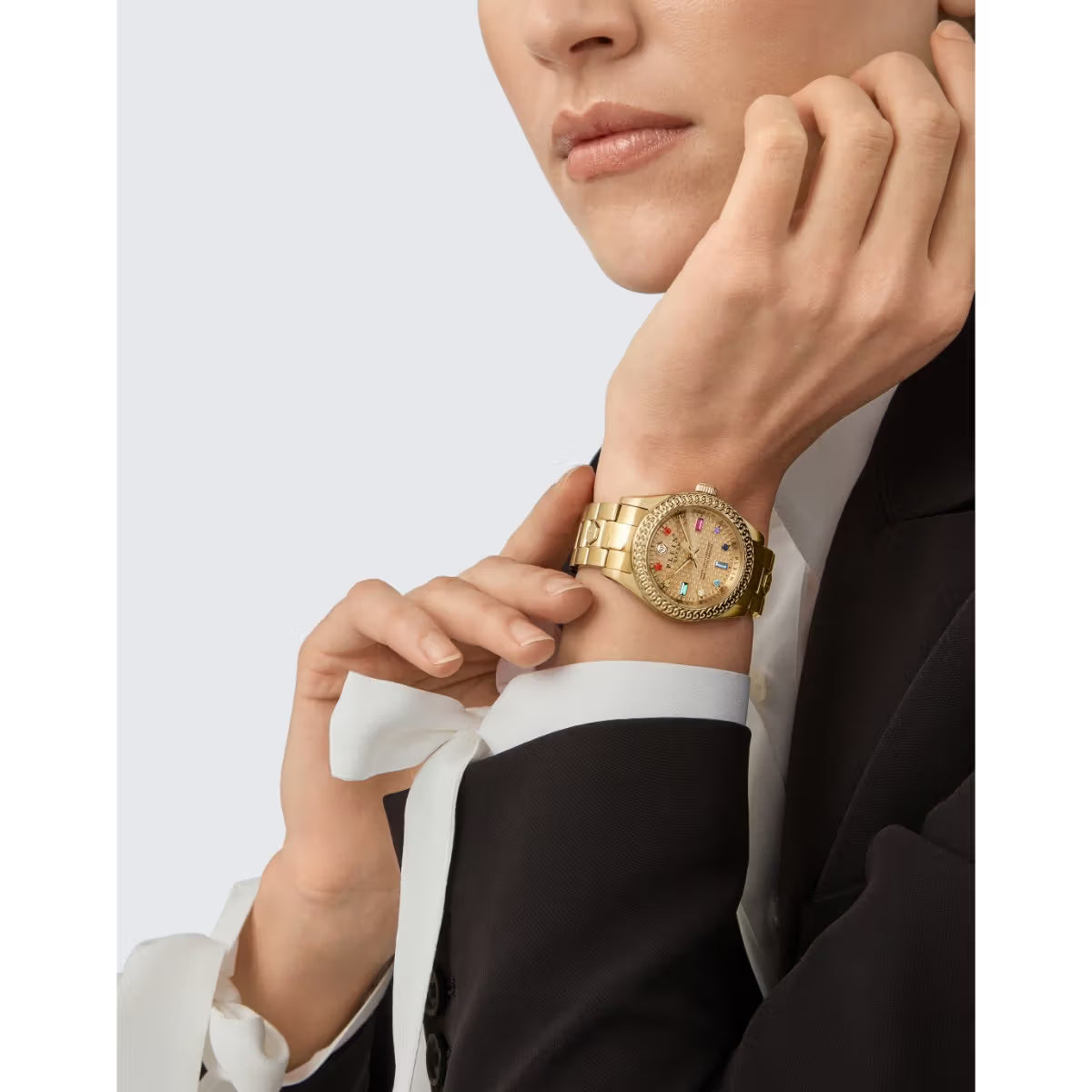 Philipp Plein Queen Gold Dial Analog Watch For Women PWDAA0721