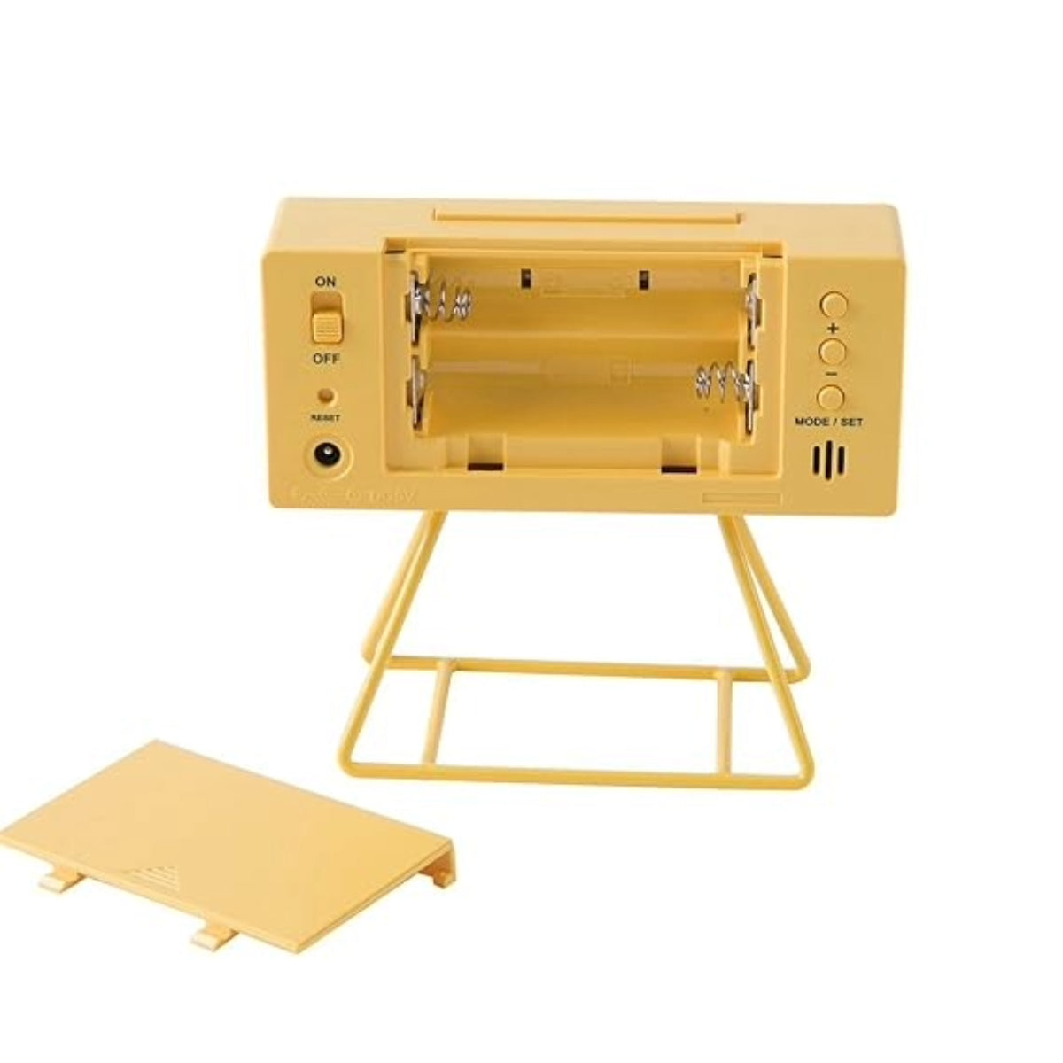 Seiko Table Clock Classic Yellow Plastic - QHL062YN