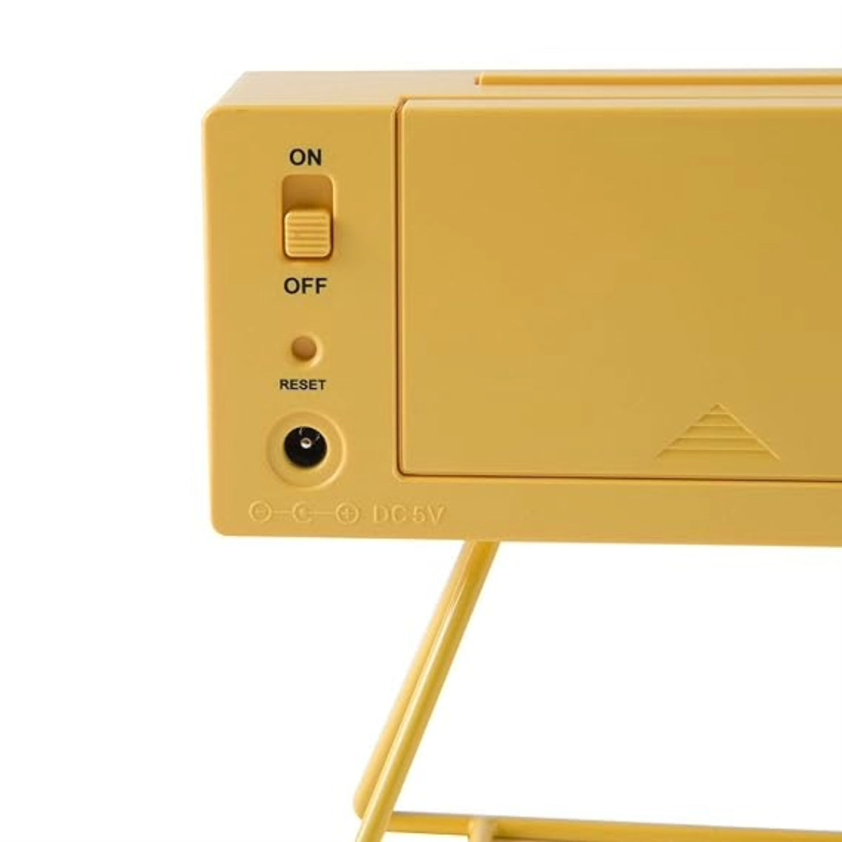 Seiko Table Clock Classic Yellow Plastic - QHL062YN