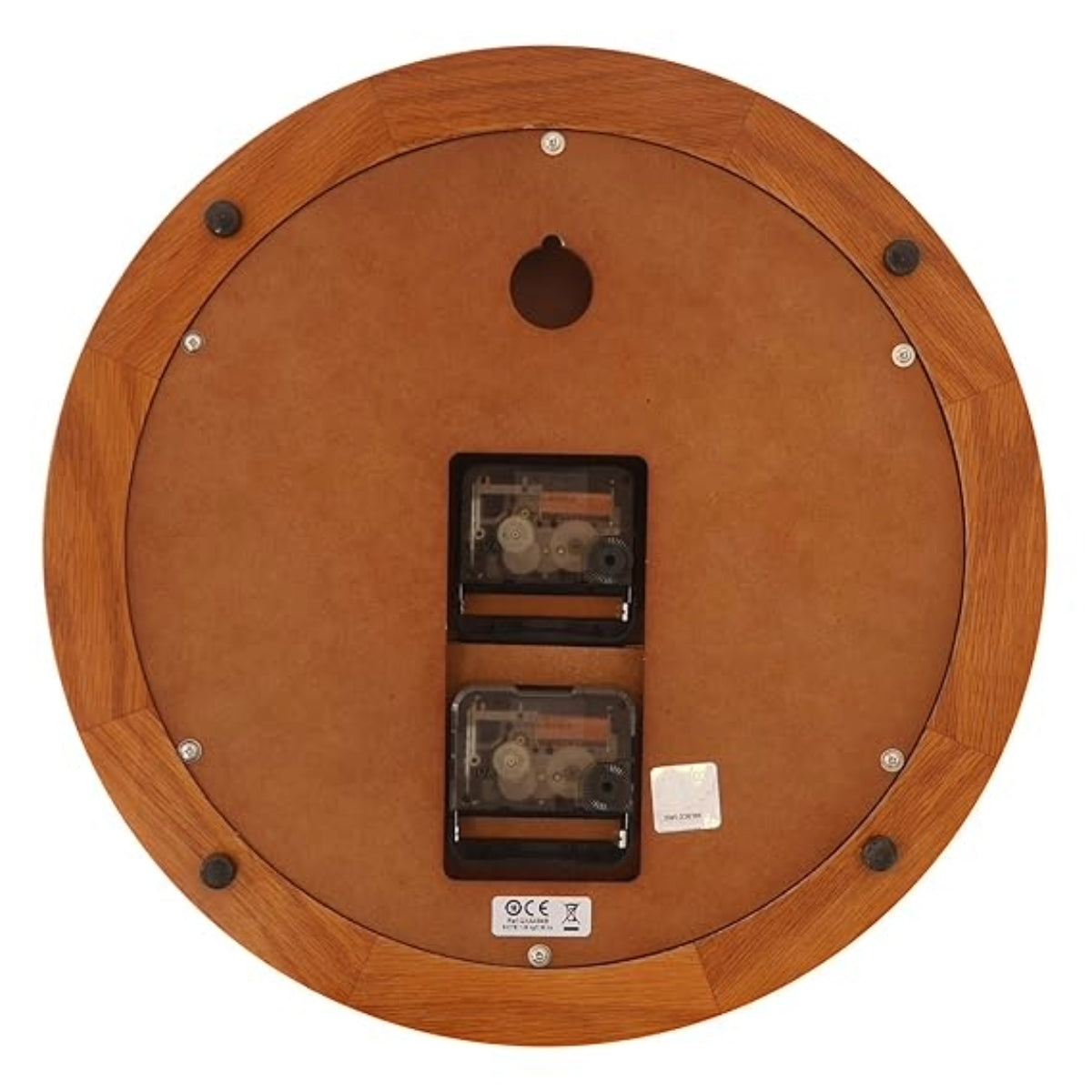 Seiko Wall Clock Elegant Round Brown Wooden Analog Home Decor QXA494B