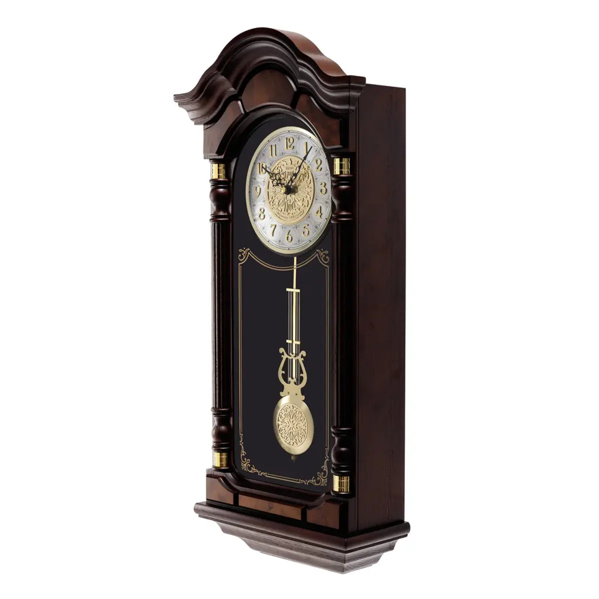 Seiko Wall Clock Alder Wood Pendulum QXH004BN