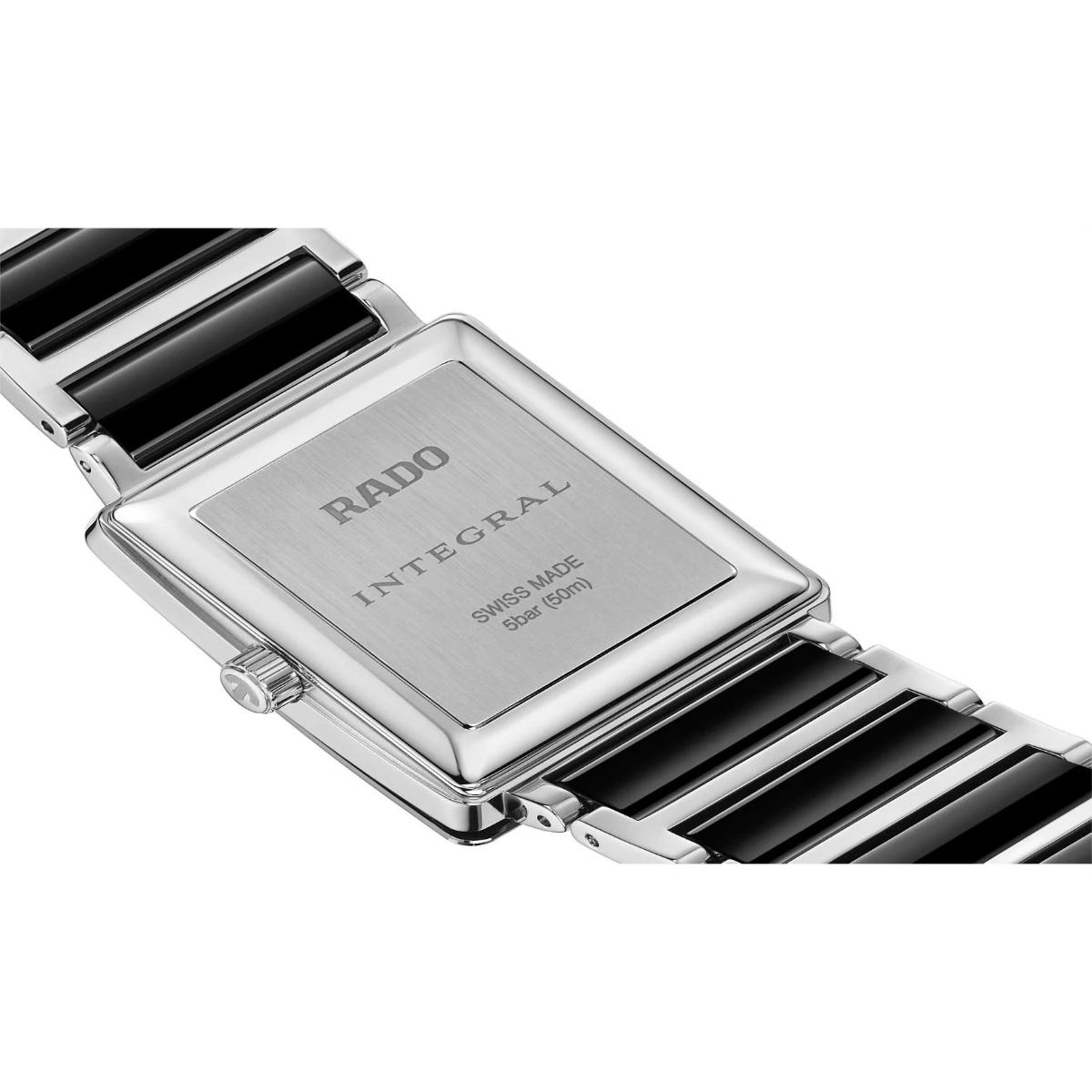 RADO Integral Diamonds Quartz Black Dial Analog Unisex Watch R20253712