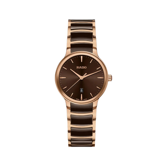 RADO Centrix Women Brown Analog Stainless Steel Watch R30024302