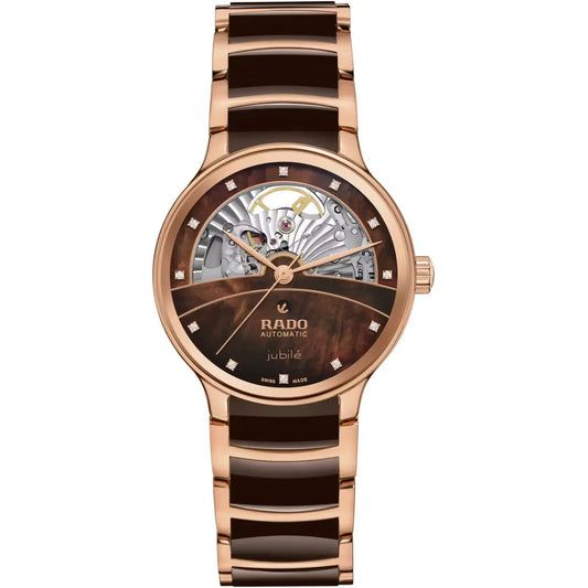 RADO Centrix Automatic Diamonds Open Heart Women Watch R30029902