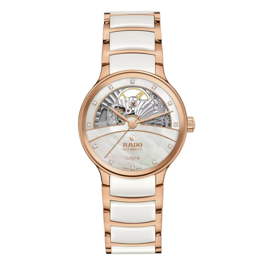 RADO Centrix Automatic Diamonds Open Heart Women Watch R30029922
