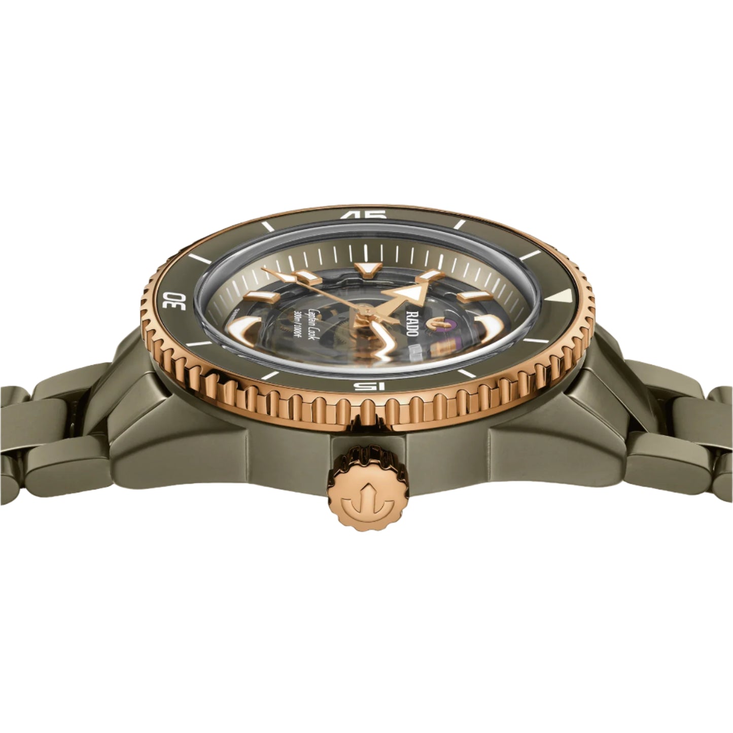 RADO Captain Cook High-Tech Ceramic Skeleton Automatic Men Watch R32150162