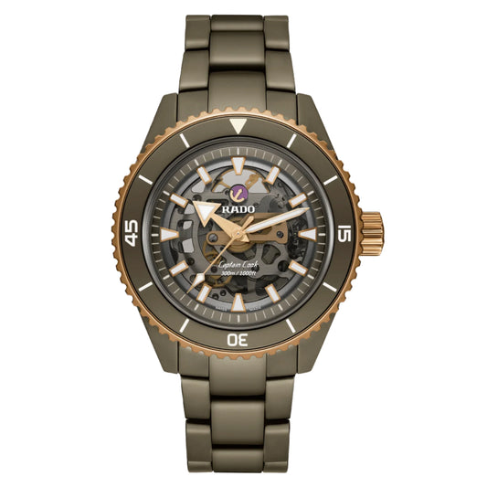 RADO Captain Cook High-Tech Ceramic Skeleton Automatic Men Watch R32150162