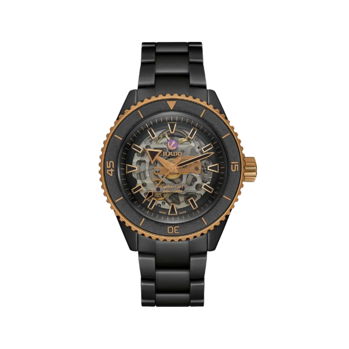 RADO Captain Cook High-Tech Ceramic Skeleton Men's Automatic Watch R32192152