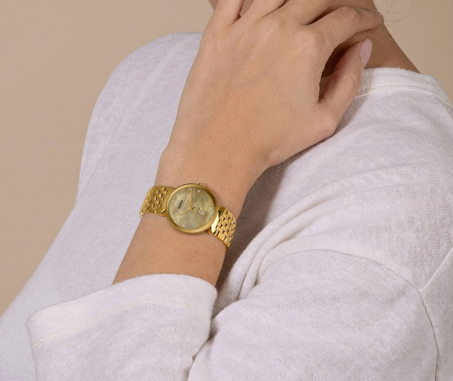 RADO Florence Diamonds Golden Dial Women watch R48915903