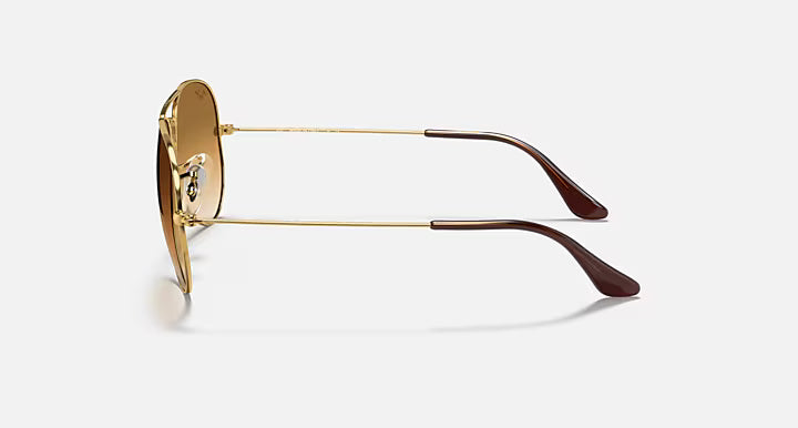 Ray-Ban RB3025 001/51 58mm Aviator – Gold Frame, Gradient Brown Lenses