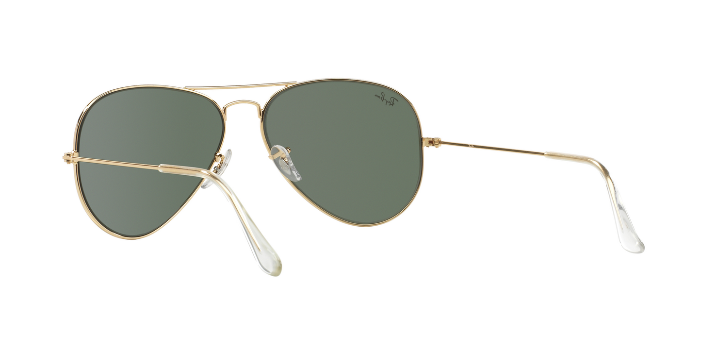 Ray-Ban Aviator Classic Sunglasses RB3025I L0205 58 – Timeless Gold Frame with G-15 Green Lenses