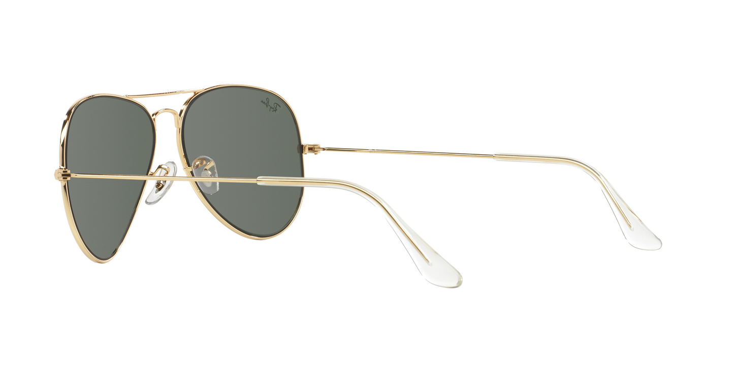 Ray-Ban Aviator Classic Sunglasses RB3025I L0205 58 – Timeless Gold Frame with G-15 Green Lenses