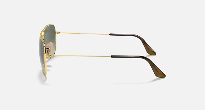 Ray-Ban RB3136 181/71 58 Polished Arista Gold Caravan Sunglasses – Classic Metal Frame